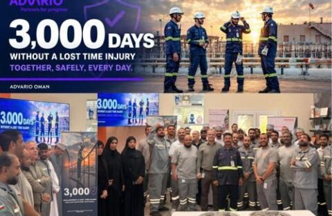 3,000 days without a Lost Time Injury at Advario Oman. A proud moment for our colleagues in Oman, who have achieved an important safety milestone.
